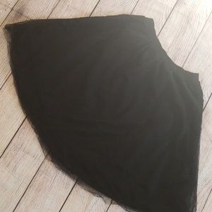 Black Tulle Skirt